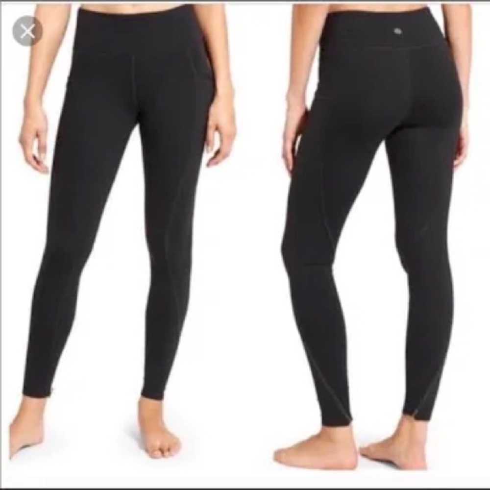 Athleta High Rise Chaturanga 7/8 Ankle Zip Leggings XS Petite - Picture 2 of 13
